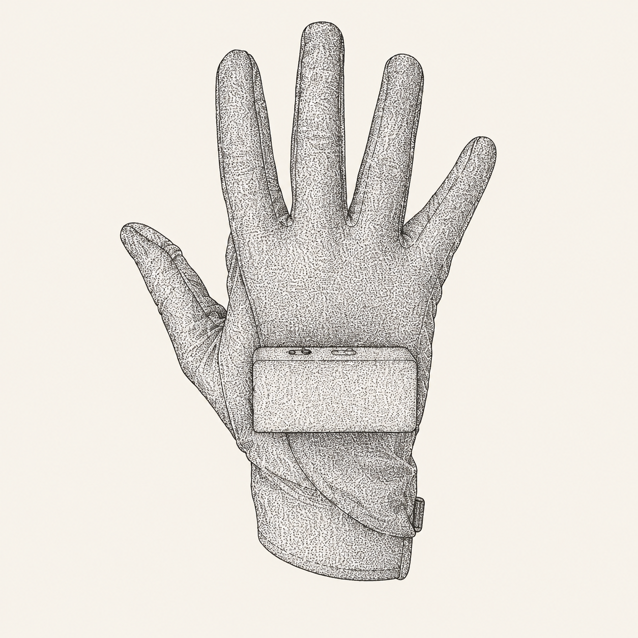 Glove-mounted IMU